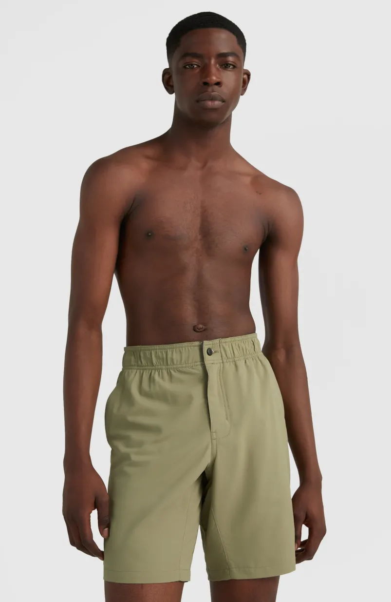 Utility 17" Hybrid Short | Deep Lichen Green