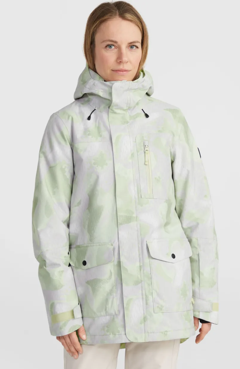 Utility Hybrid Wintersportjas | Green Day Camo