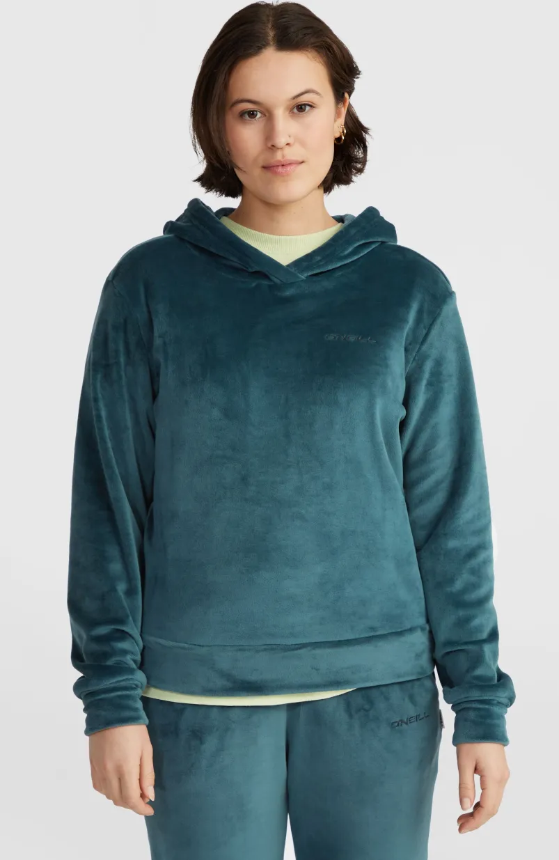 Velour Fleecehoodie | Alma Steel