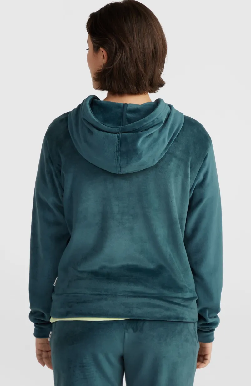 Velour Fleecehoodie | Alma Steel