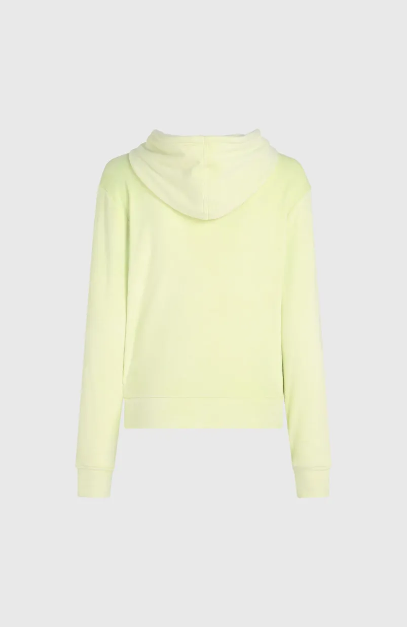 Velour Fleecehoodie | Lime Wash