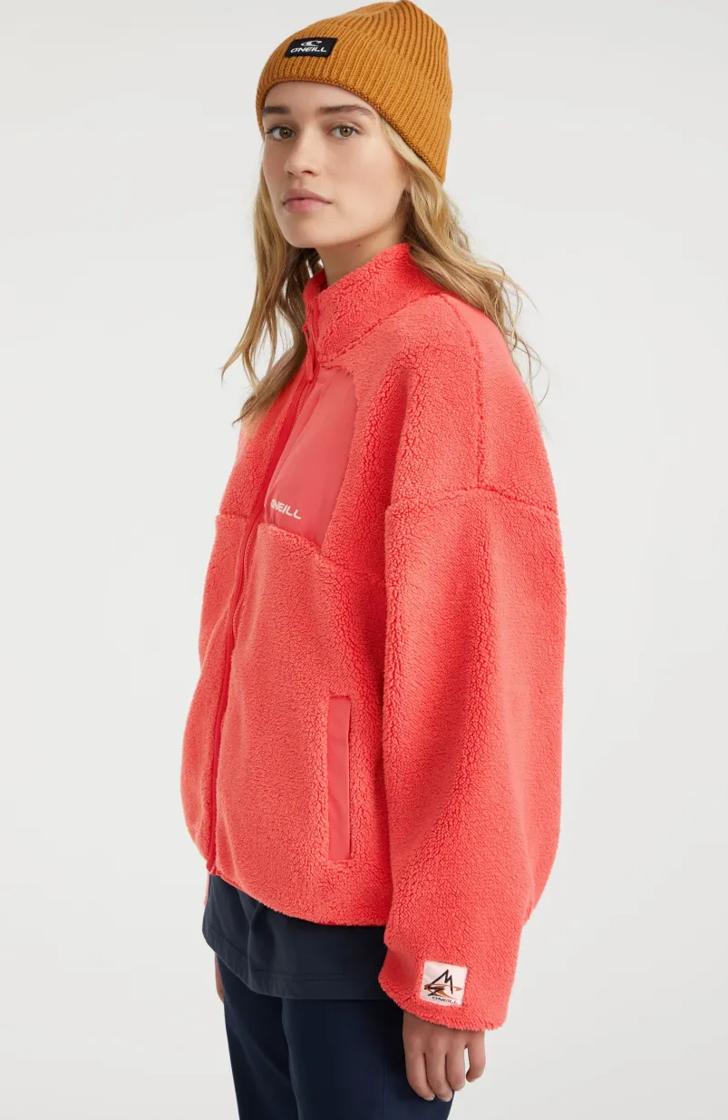 Vest Cloudrest Fleece | Red Orcher