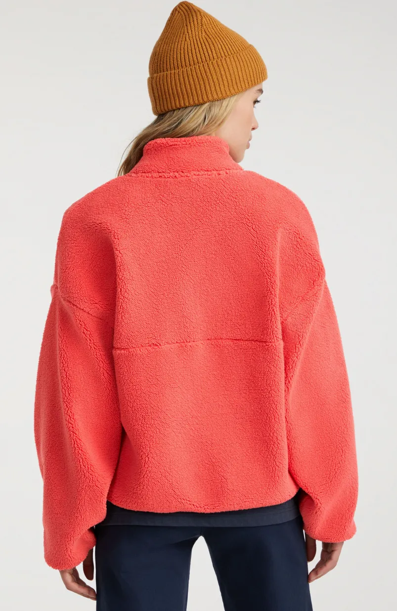 Vest Cloudrest Fleece | Red Orcher