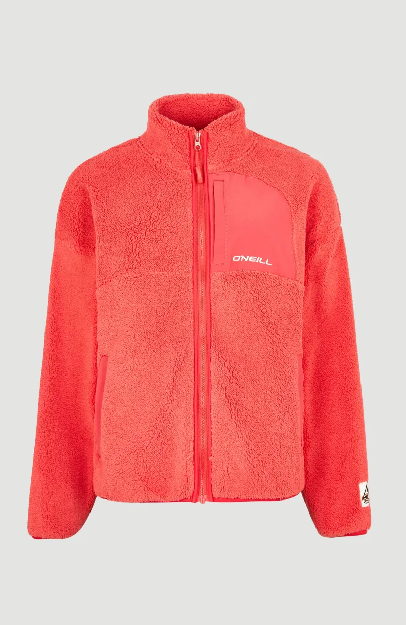 Vest Cloudrest Fleece | Red Orcher