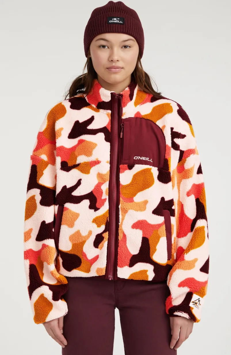 Vest Cloudrest Fleece | Purple Hiker Camo