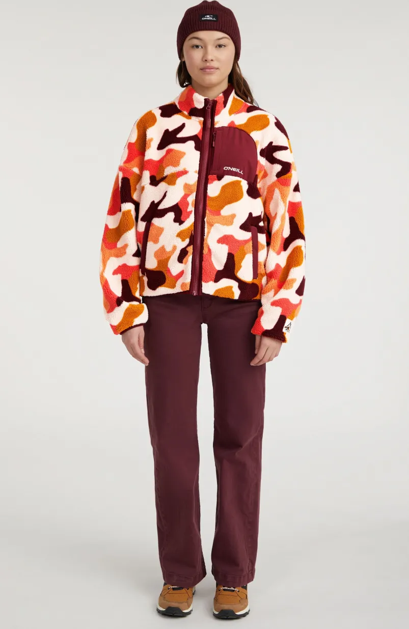 Vest Cloudrest Fleece | Purple Hiker Camo