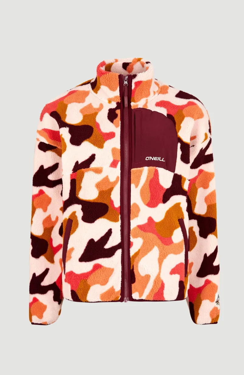 Vest Cloudrest Fleece | Purple Hiker Camo