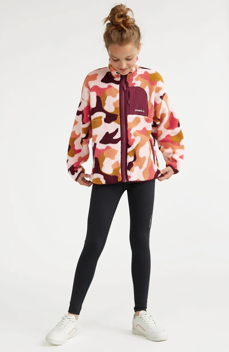 Vest Cloudrest High-Pile Fleece | Purple Hiker Camo