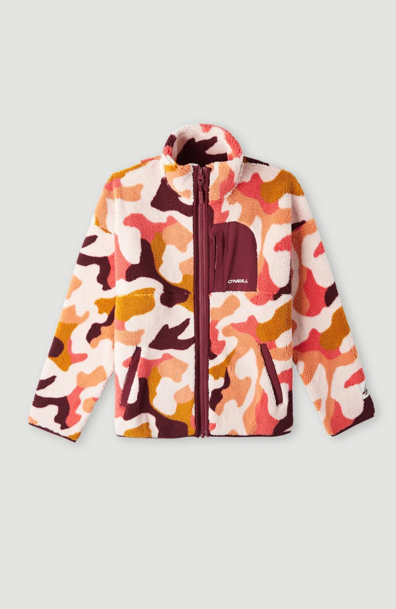 Vest Cloudrest High-Pile Fleece | Purple Hiker Camo