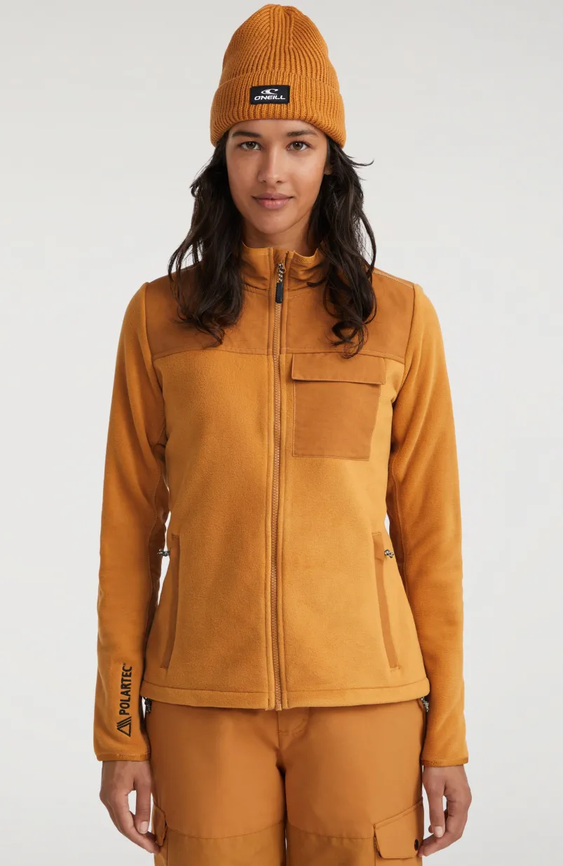 Vest Utility Fleece | Rich Caramel