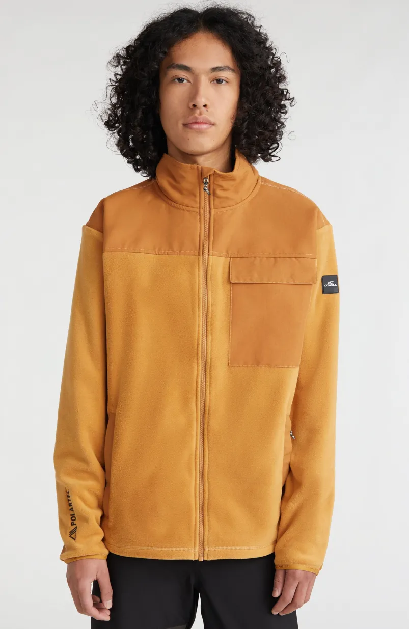 Vest Utility Heavy Fleece | Rich Caramel