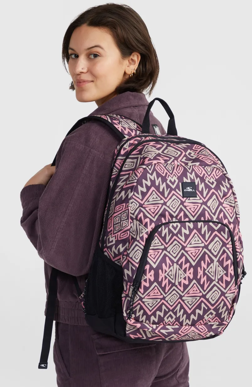 Wedge Rugtas | Purple Retro Ikat