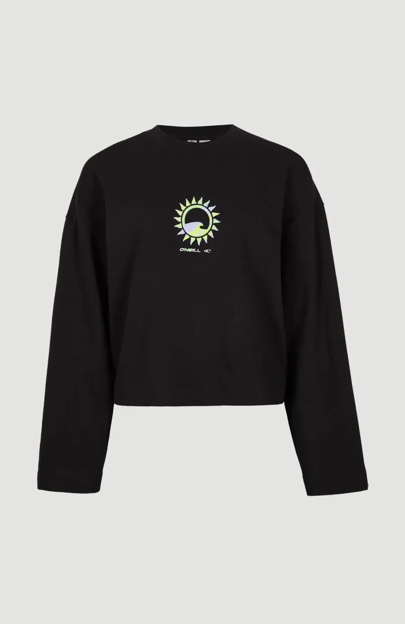 Women Of The Wave Crew Sweatshirt | Black Out