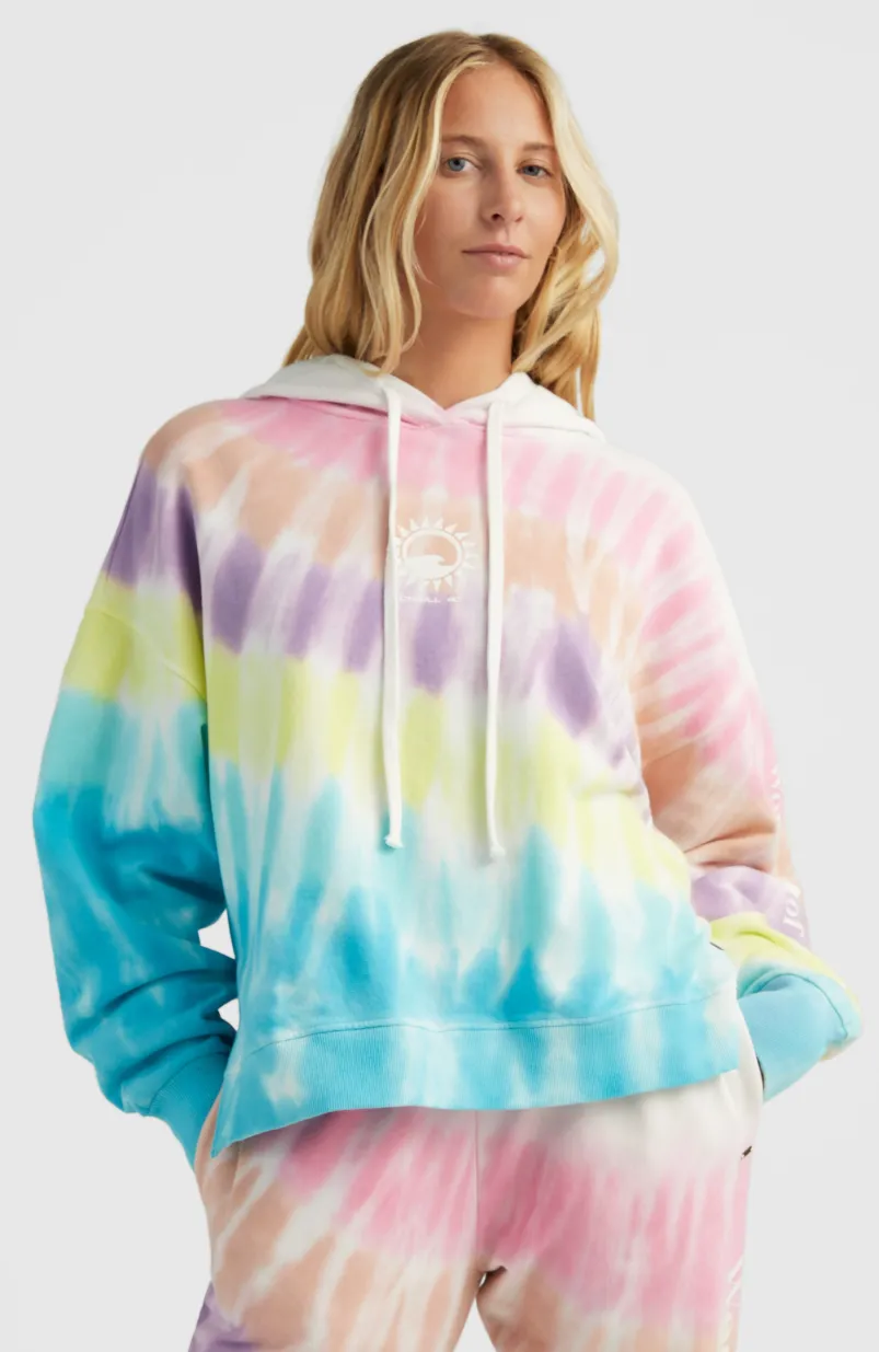 Women Of The Wave Hoodie | Blue Tie Dye