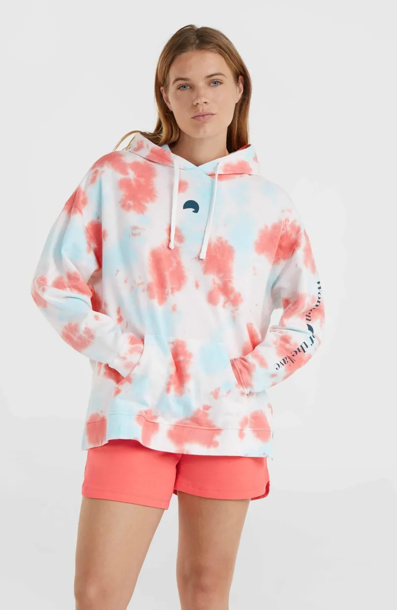 Women Of The Wave Hoodie | Pink Ice Cube Tie Dye