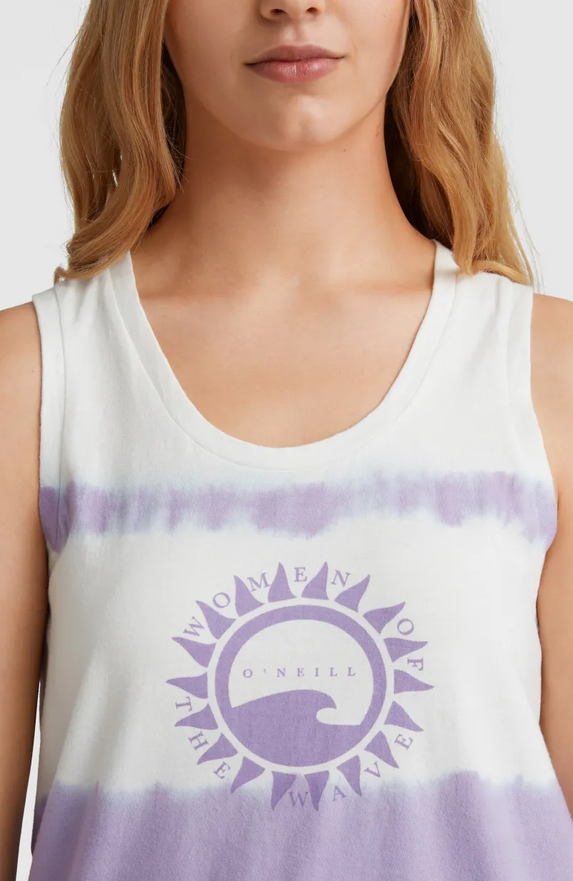 Women Of The Wave Tanktop | Purple Tie Dye