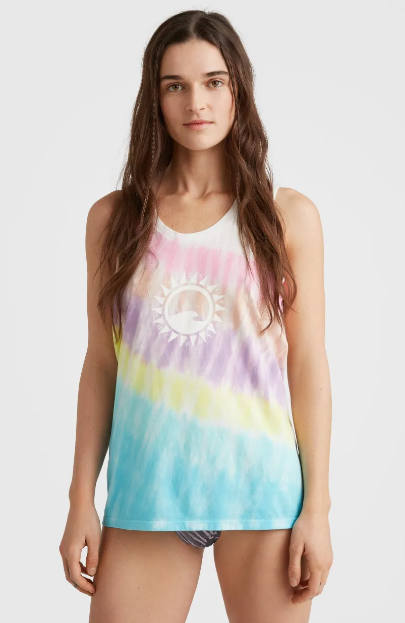 Women Of The Wave Tanktop | Blue Tie Dye