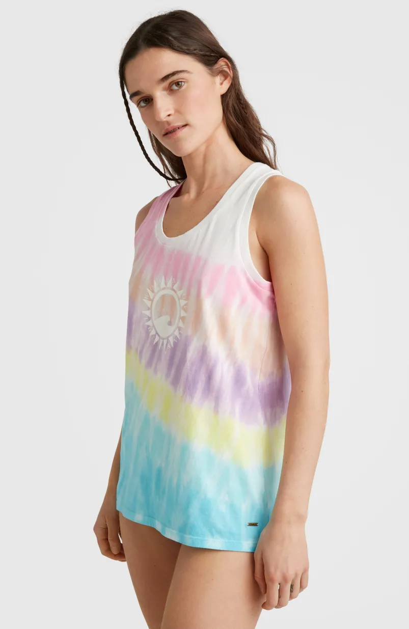 Women Of The Wave Tanktop | Blue Tie Dye