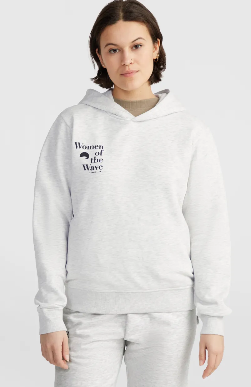 Women Of The Wave Hoodie | White Melange