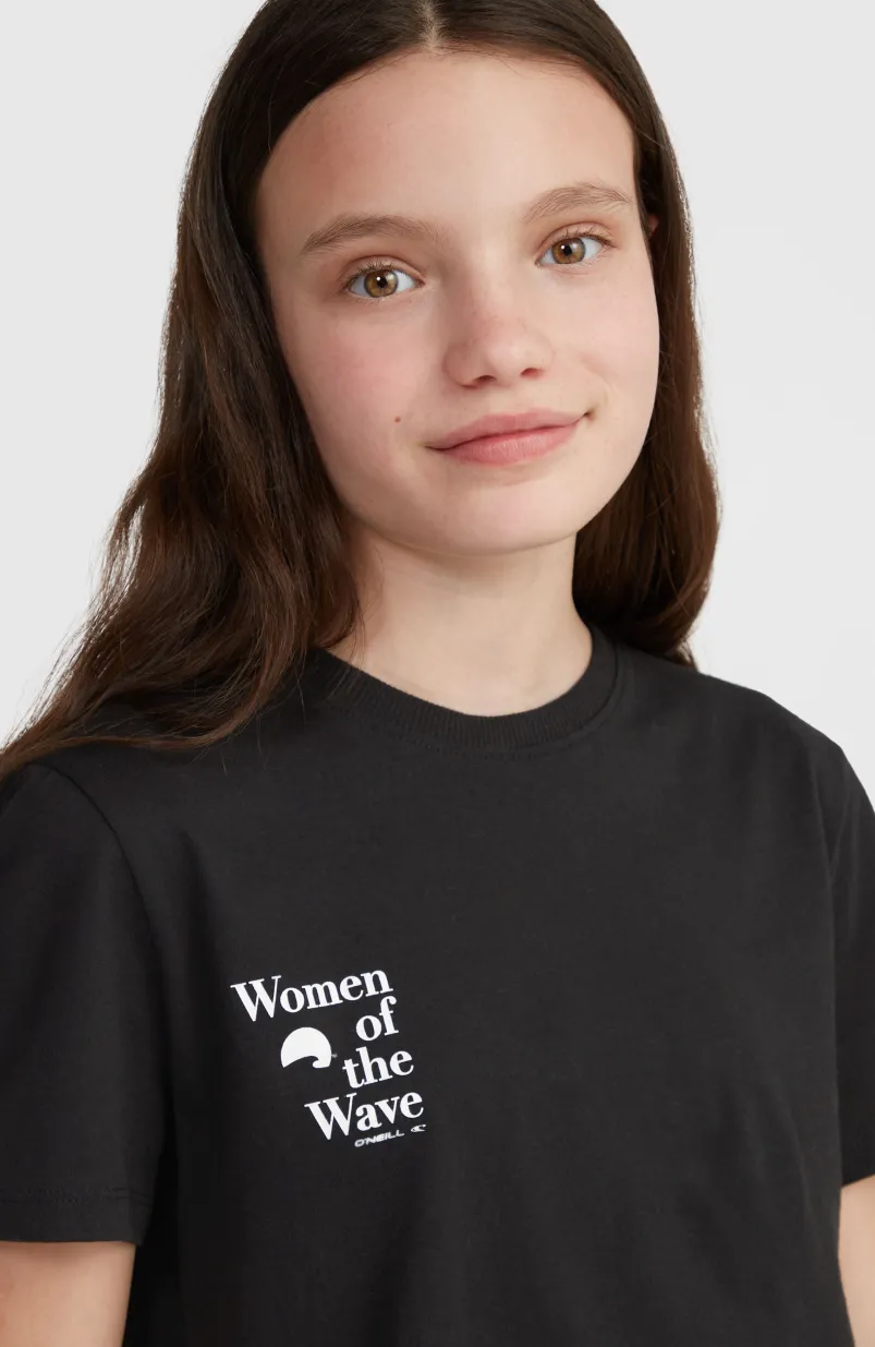 Women Of The Wave T-shirt | Black Out