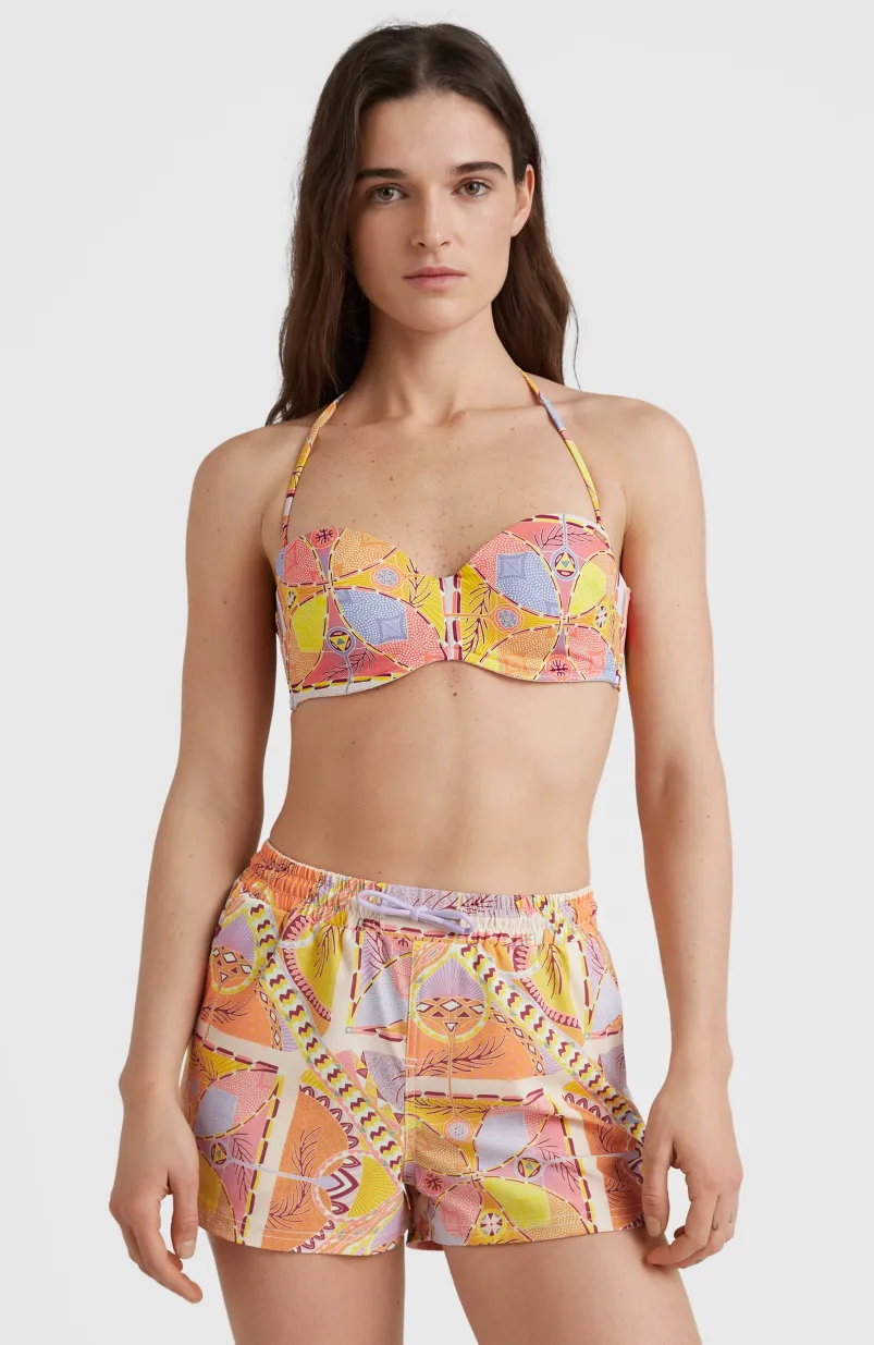 Zwemshort Anglet | Yellow Scarf Print