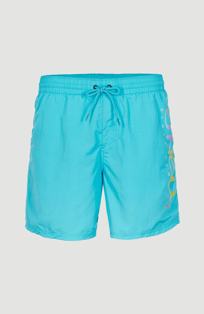 Zwemshort Cali Melted Print 16'' | Bachelor Button