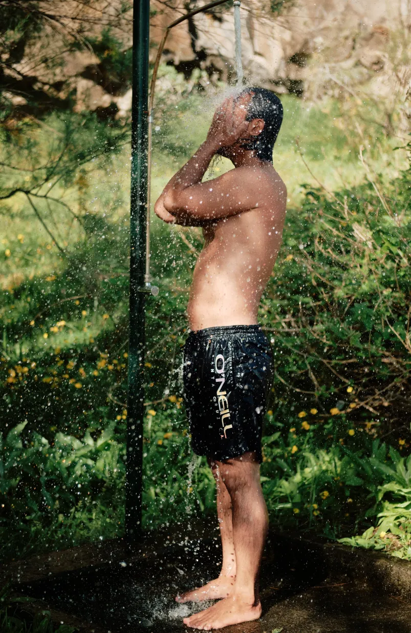 Zwemshort Cali Melted Print 16'' | Black Out