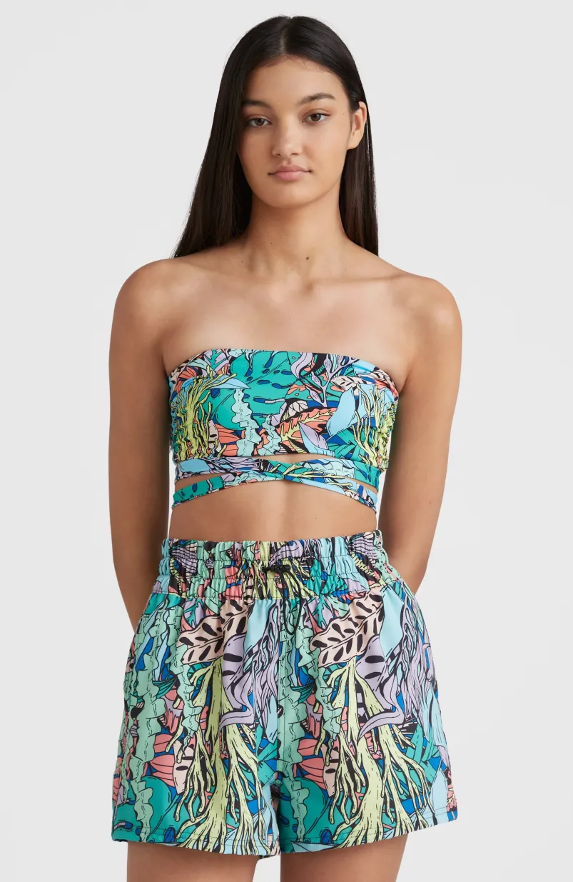 Zwemshort Ocean Mission | Blue Comic Seaweed